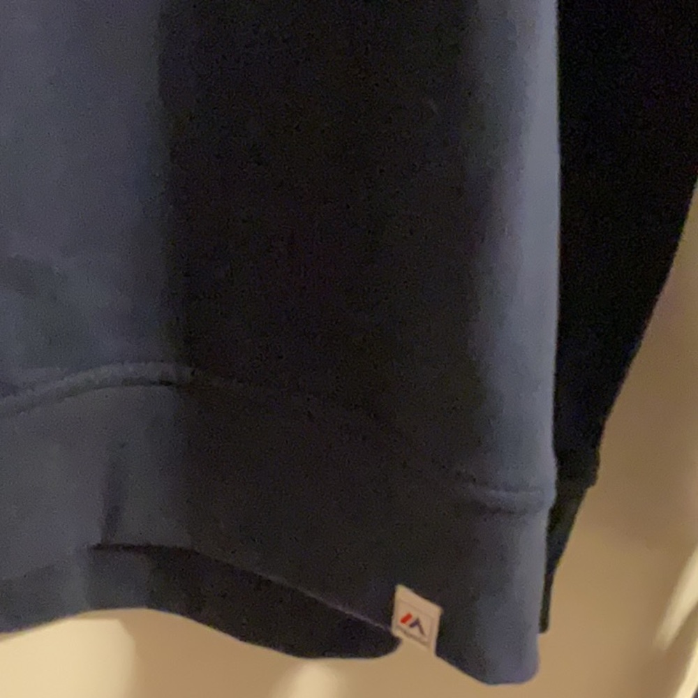 Majestic NFL Navy New England Patriots Crewneck Sweatshirt XXL NWT - Picture 6 of 11